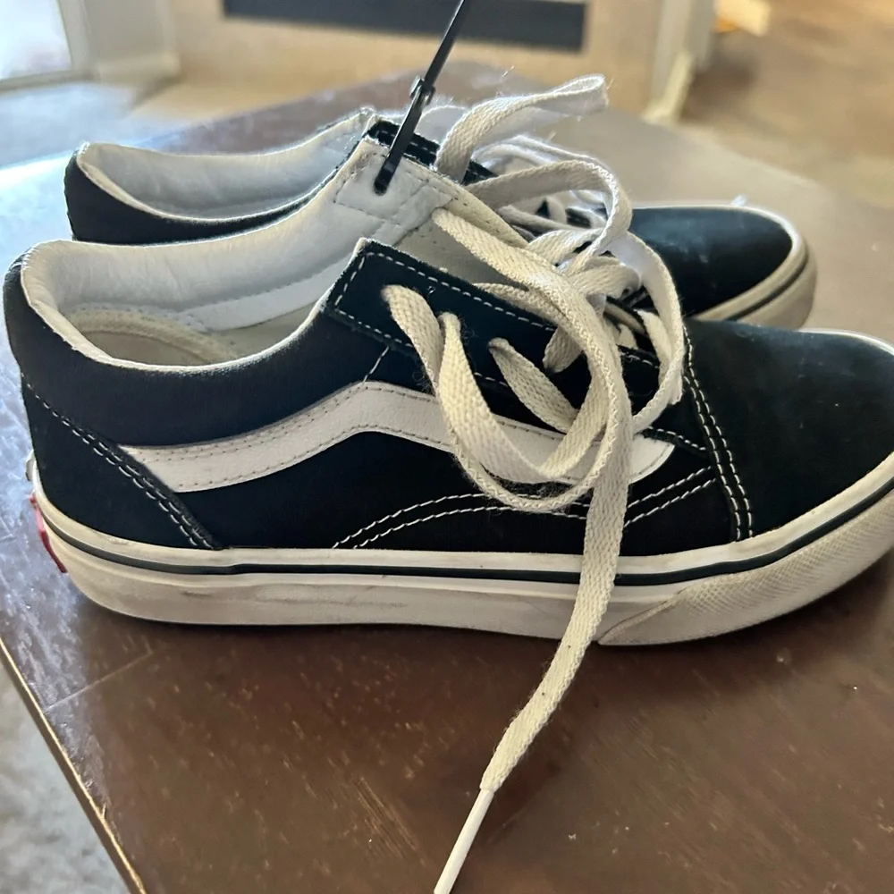 Vans Black and White Classic Sneakers